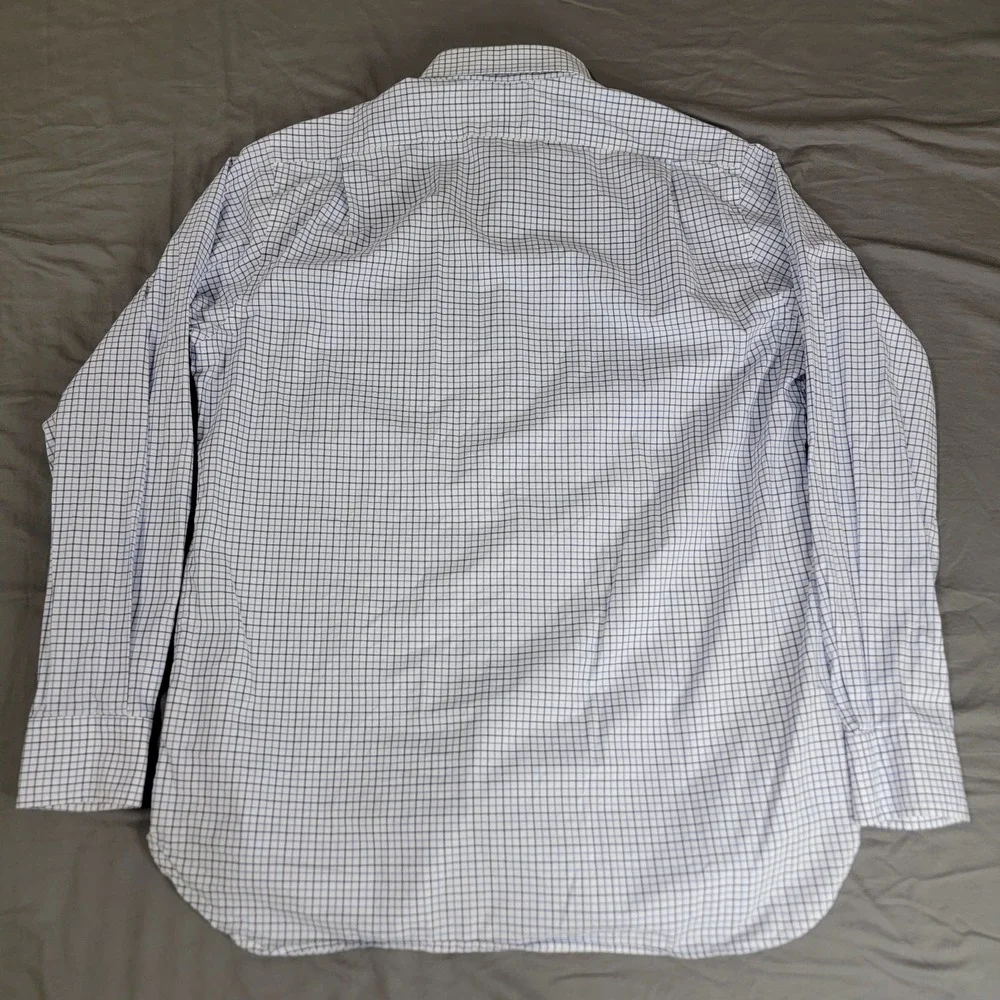 Polo Ralph Lauren Purepress Shirt Men's Medium Plaid Long Sleeve Button Up